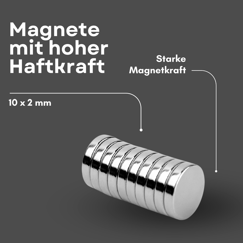Neodymium magnet 10mm x 2mm super magnets high holding force disc magnet
