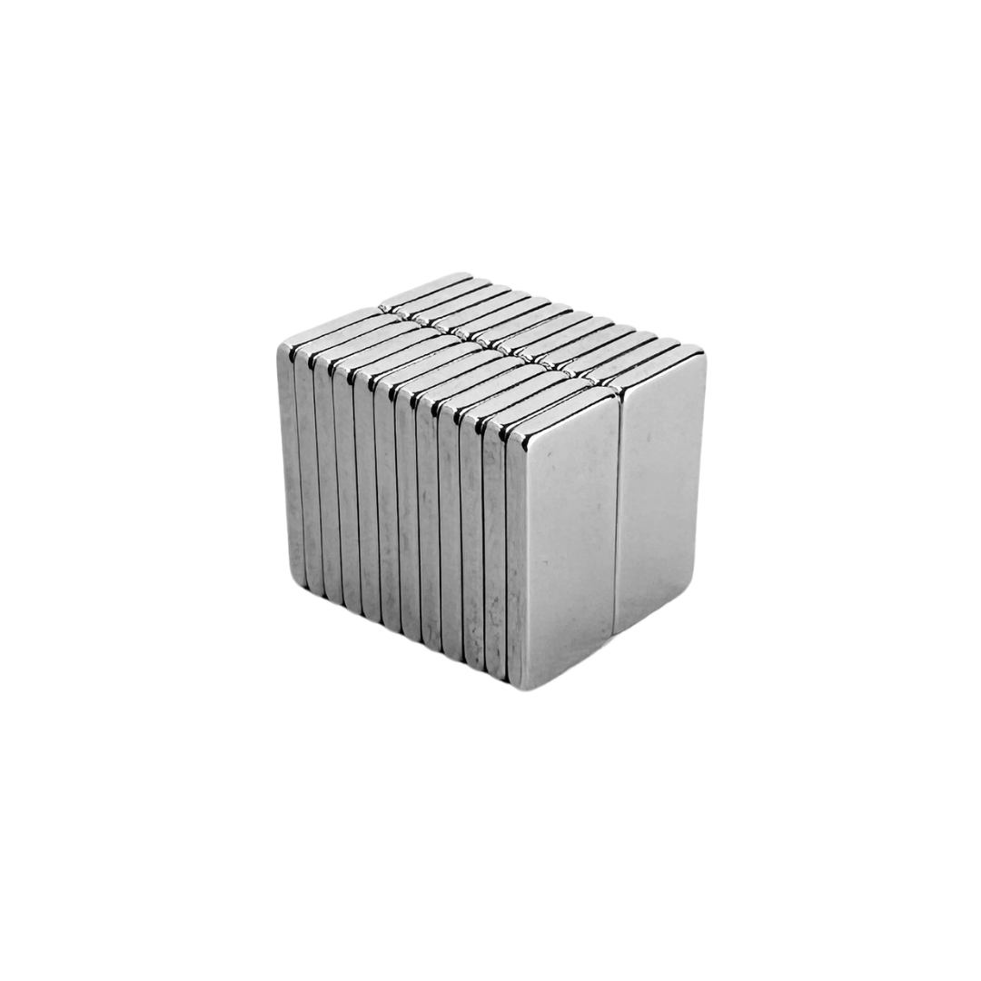 Kraftvoller Neodym Magnet 20x10x3 mm für Modellbau und Werkstatt