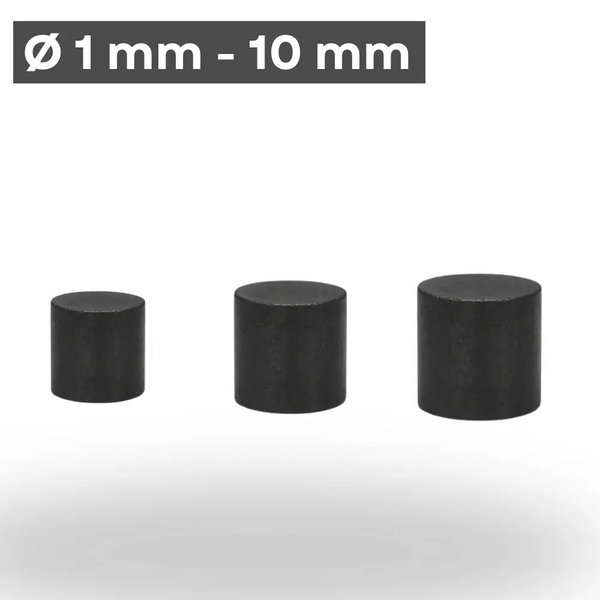 Ø 1mm – 10mm