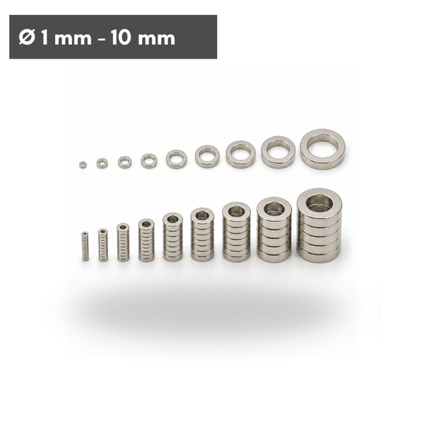Ø 1mm - 10mm