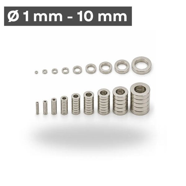 Ø 1mm - 10mm