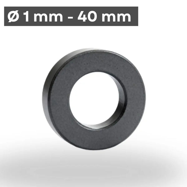 Ø 1mm – 40mm