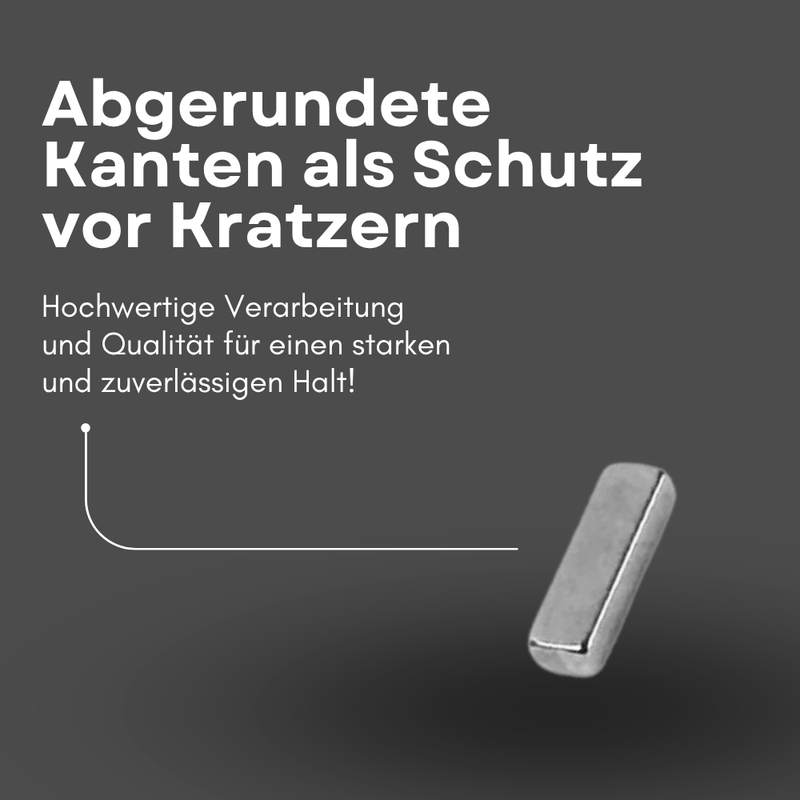 Neodym Magnet 10mm x 5mm x 4mm - N42 Supermagnet - Quadermagnete - Hohe Haftkraft bis 1,95kg