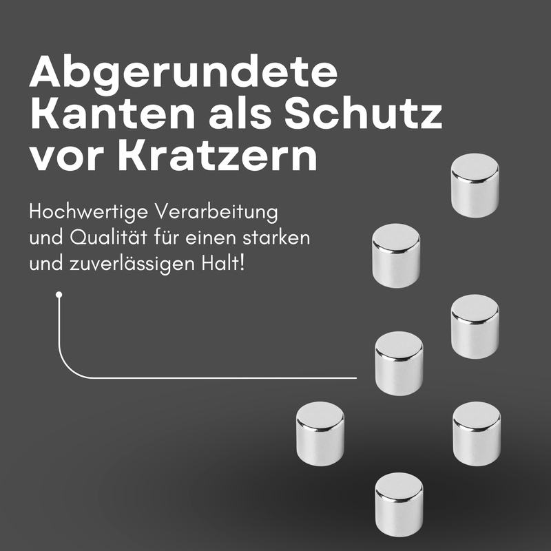 Neodym Magnet Ø 12mm x 12mm - Starker Scheibenmagnet - N42 Supermagnet - Hohe Haftkraft bis 6kg
