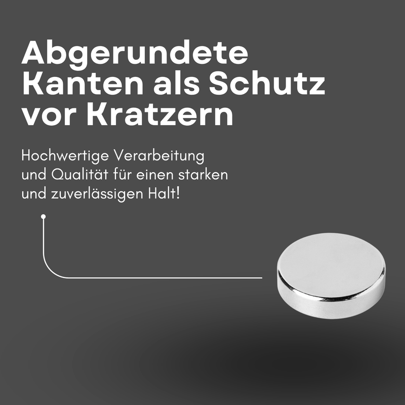 Neodym Magnet Ø 20mm x 5mm - Starker Scheibenmagnet - N42 Supermagnet - Hohe Haftkraft bis 8kg