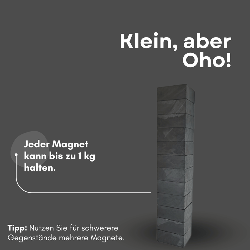 Hartferrit Magnet Quader 28,8x23,2x12,2 mm schwarz