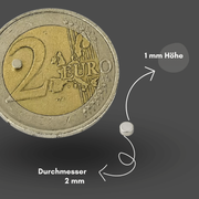 Starker N42 Neodym Magnet 2x1 mm – Haftkraft ca. 100 g