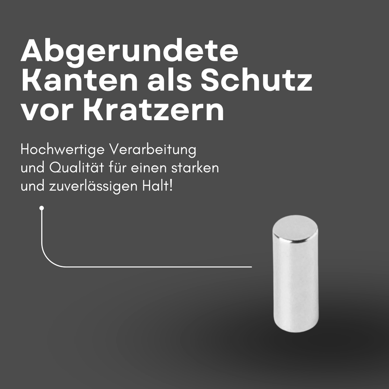 Neodymium magnet 2x10 mm – Super magnet with high holding force | N42 disc magnet – Strong mini magnet for model making, workshops &amp; household