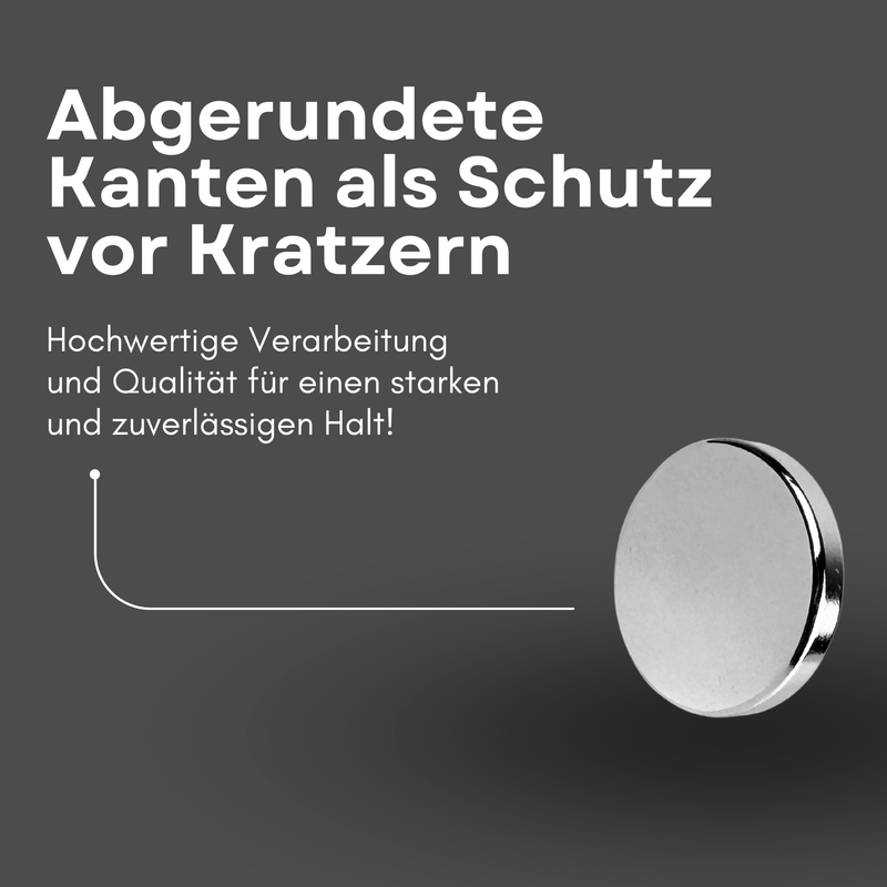 Neodym Magnet Ø 30mm x 5mm - Starker Scheibenmagnet - N38 Supermagnet - Hohe Haftkraft bis 11kg