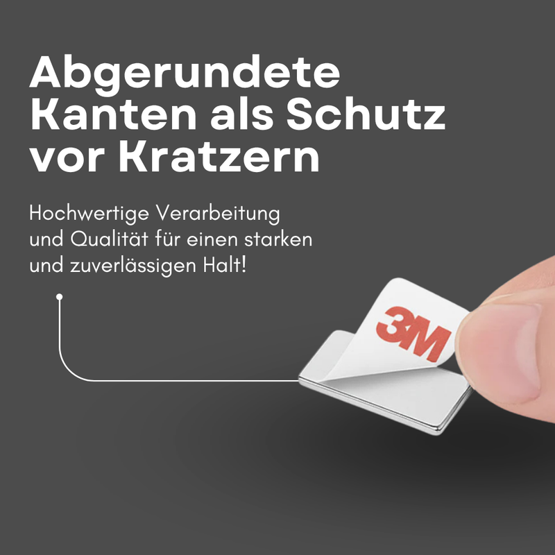 3M Selbstklebender Neodym-Magnet 20x10x1 mm – Superstarker Quadermagnet N42