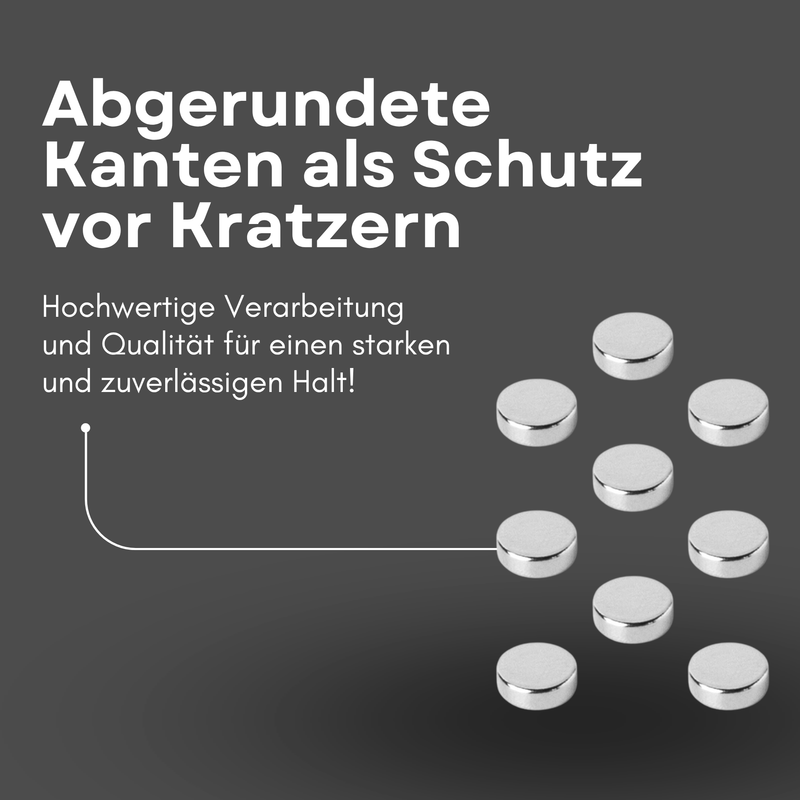 Neodym Magnet Ø 3mm x 1mm - Starker Scheibenmagnet - N42 Supermagnet - Hohe Haftkraft bis 109g