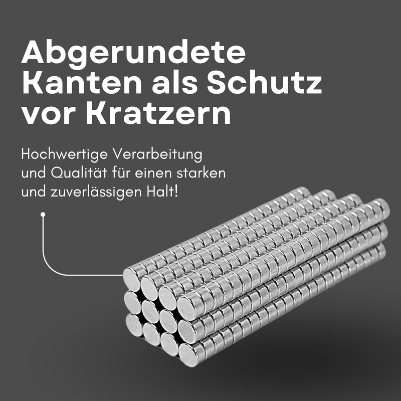 Neodym Magnet Ø 4mm x 2mm - Starker Scheibenmagnet - N42 Supermagnet - Hohe Haftkraft bis 350g