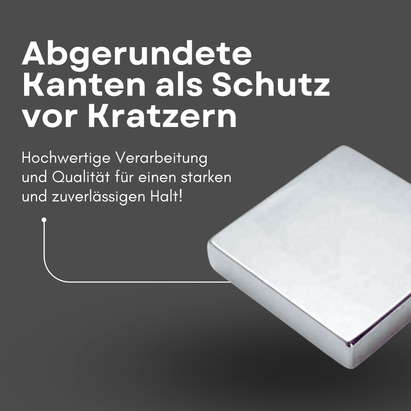 Neodym Magnet 51mm x 51mm x 25mm - N38 Supermagnet - Quadermagnete - Hohe Haftkraft bis 110kg