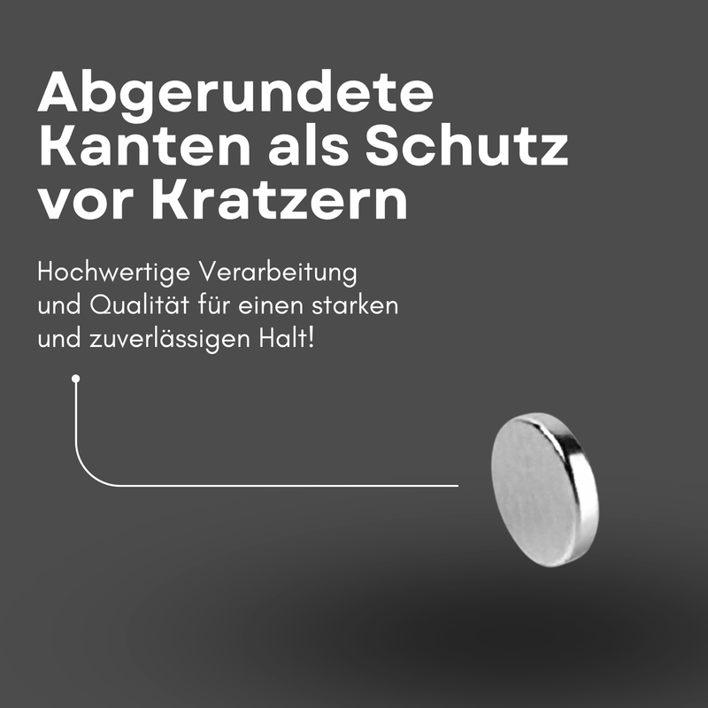 Neodym Magnet Ø 5mm x 1mm - Starker Scheibenmagnet - N42 Supermagnet - Hohe Haftkraft bis 300g