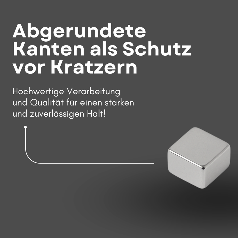 Neodym Magnet 5mm x 5mm x 2mm - N42 Supermagnet - Quadermagnete - Hohe Haftkraft bis 1,1kg