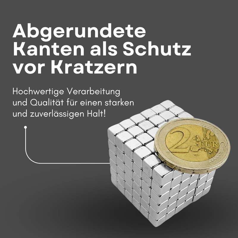 Neodym Magnet 5mm x 5mm x 5mm Supermagnete hohe Haftkraft Würfelmagnete