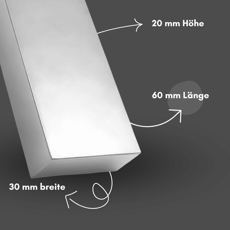 Industrie Neodym Quadermagnet 60x30x20 mm starker Magnet