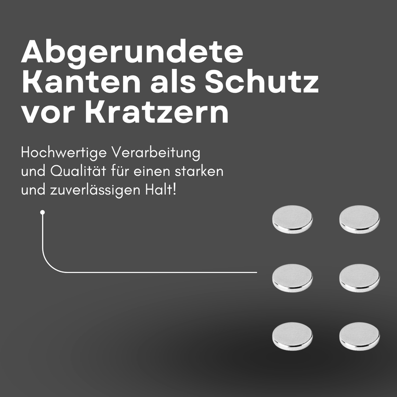 Neodym Magnet Ø 6mm x 1mm - Starker Scheibenmagnet - N42 Supermagnet - Hohe Haftkraft bis 295g