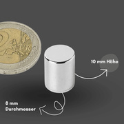 N42 Neodym Scheibenmagnet – stark und langlebig für präzise Anwendungen
