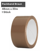 Packband Braun 48 mm x 50 m, 1 Stück