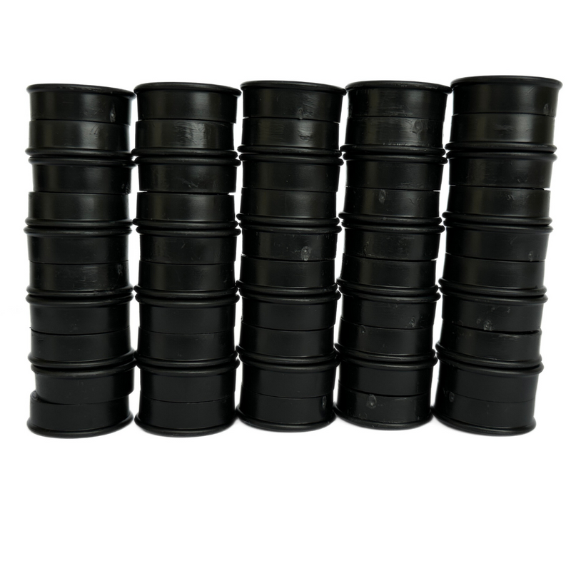 Magnete für Whiteboard oder Kühlschrank – 24x8mm stark haftend, schwarz