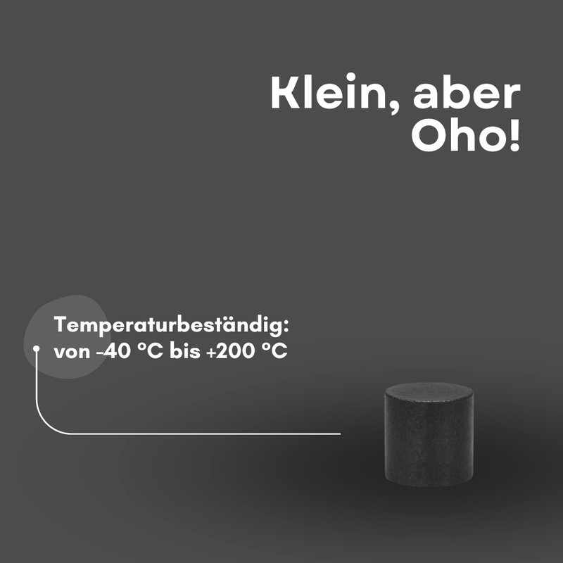 Ferrit Scheibenmagnet 10x10mm Y35 Hartferrit axial magnetisiert starke Magnete