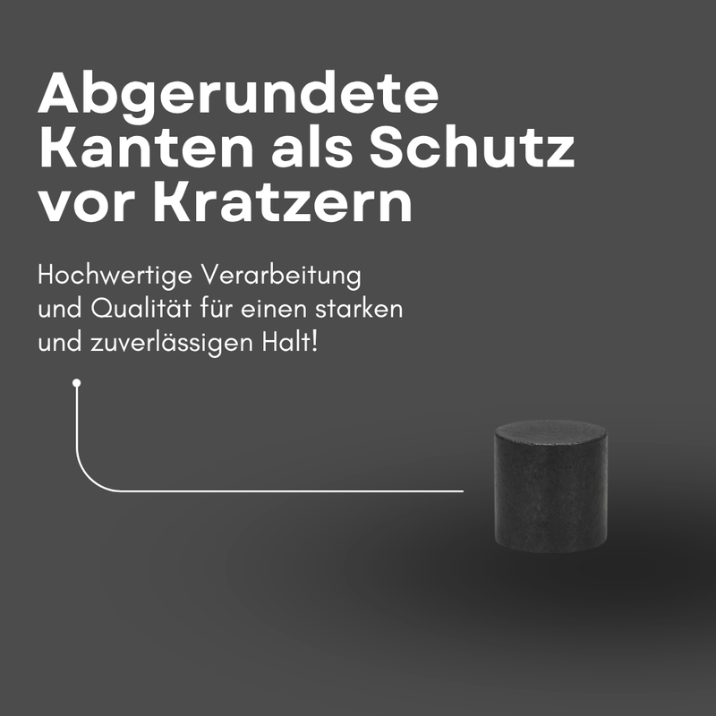 Ferrit Scheibenmagnet 10x10mm Y35 Hartferrit axial magnetisiert starke Magnete