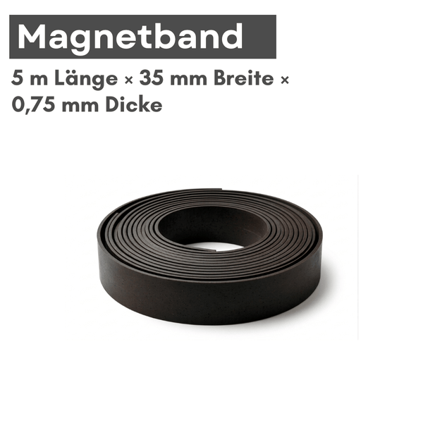 Magnetband rohbraun