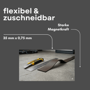 Gummimagnetband 35 mm breit 5 meter flexibel zuschneidbar