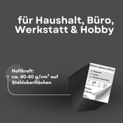 Flexible Magnetfolie zuschneidbar DIN A4 0,6 mm rohbraun hohe Haftkraft