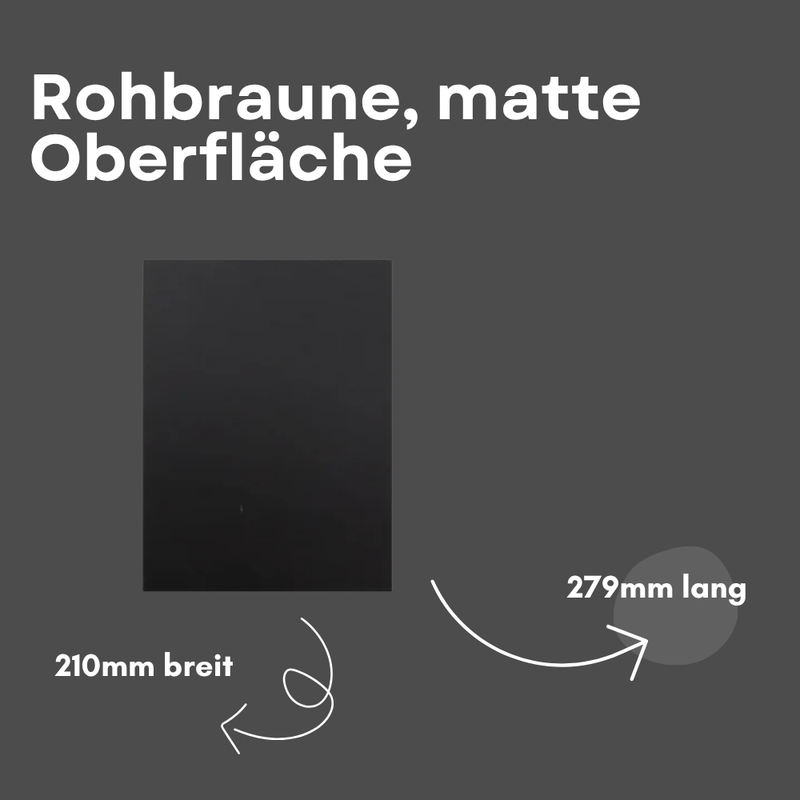 Magnetfolie anisotrop 0,6 mm DIN A4 – flexibel zuschneidbar, hohe Haftkraft, rohbraun