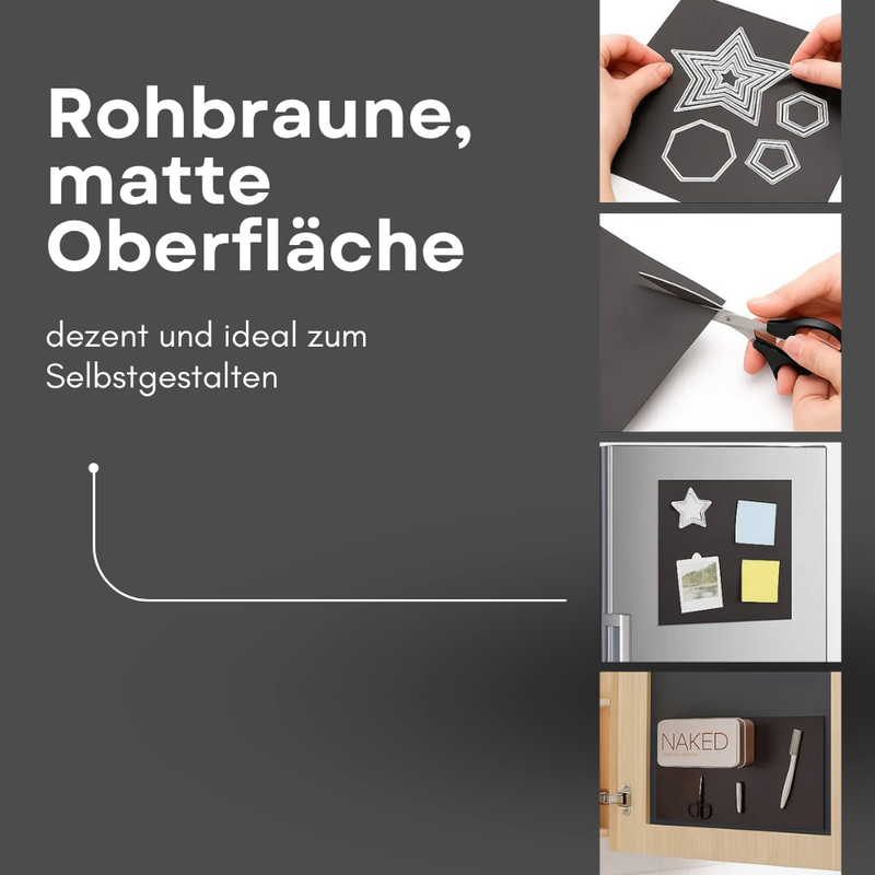 Magnetfolie stark DIN A4 210x297 mm flexibel für Modellbau und Beschriftung