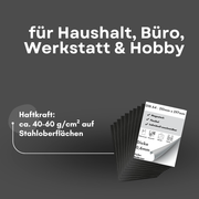 Flexible Magnetfolie zuschneidbar DIN A5 0,6 mm rohbraun hohe Haftkraft