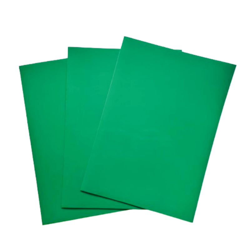 Grüne Magnetfolie DIN A4 0,9 mm PVC Oberfläche beschreibbar flexibel