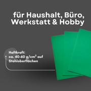 Kreidetafel Magnetfolie DIN A4 0,9 mm grün beschreibbar wiederverwendbar