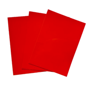 Rote Magnetfolie DIN A4 0,9 mm PVC Oberfläche beschreibbar flexibel