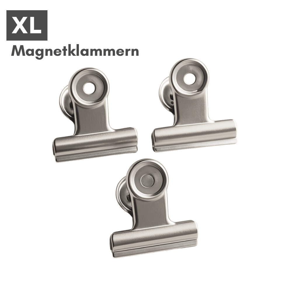 Magnetklammern kaufen – Starke Kühlschrankklammern aus Edelstahl mit Neodym Magnet