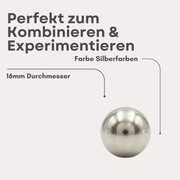 Magnetkugel 16 mm extra stark Neodym Kugel glänzend