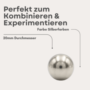 Neodym Kugelmagnet 20 mm vernickelt sehr starke Magnetkraft