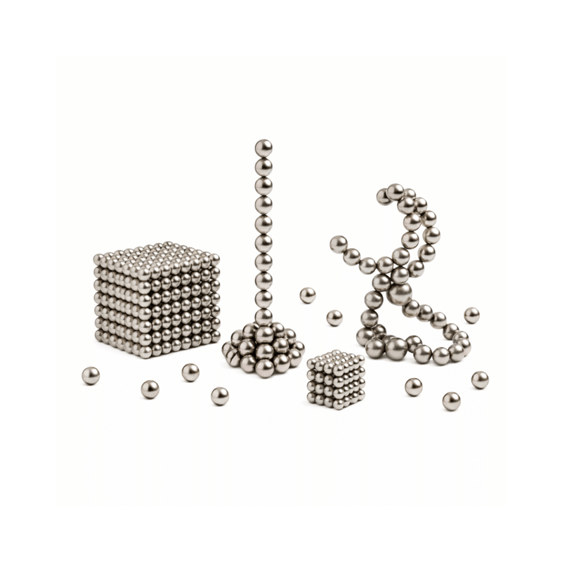 Kugelmagnet 8 mm Neodym vernickelt glänzend stark