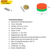 N42 Neodym-Magnet für Büro – Ideal für Magnetbefestigungen und kreative Büroideen