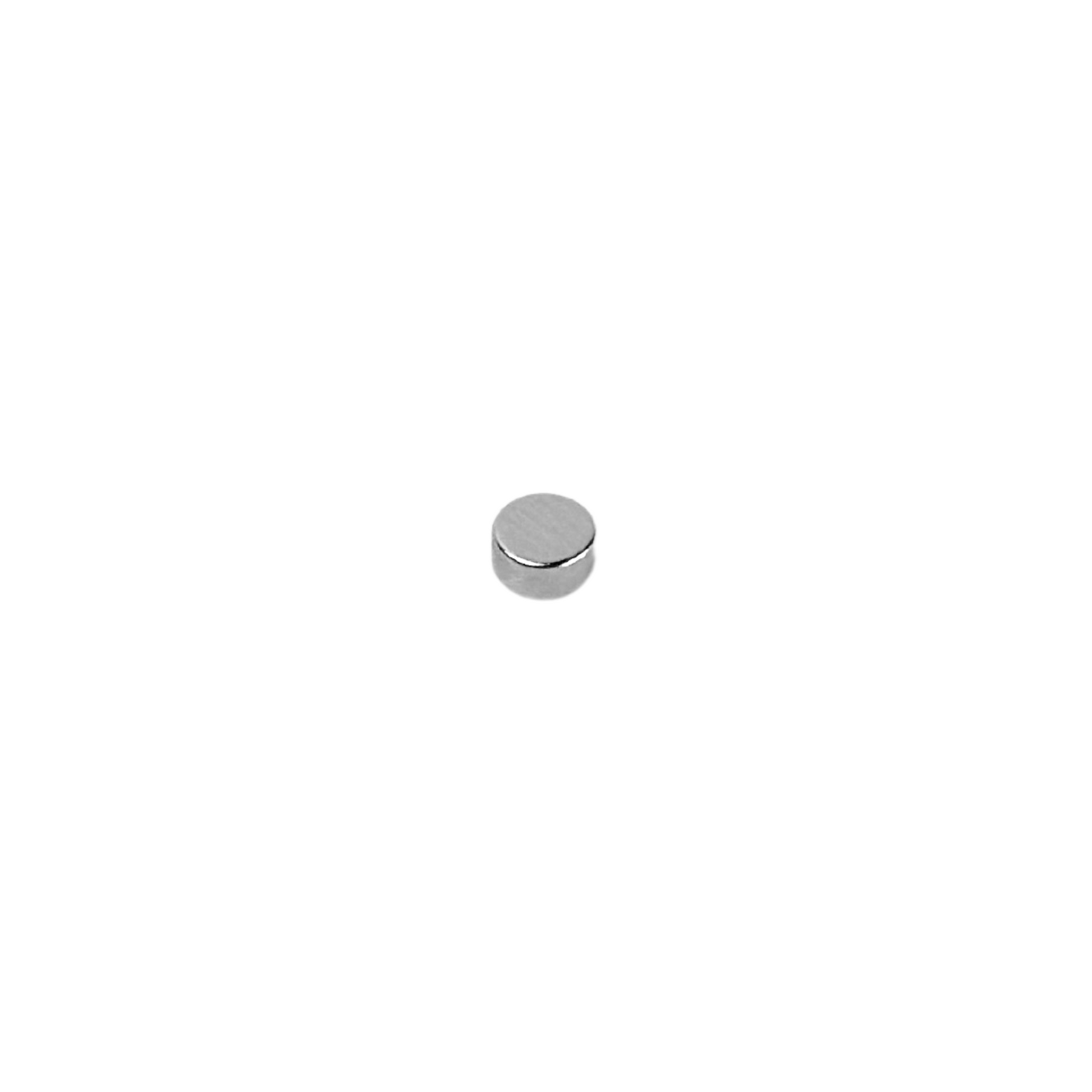 Stapel aus 4 mm x 2 mm Neodym-Magneten mit glänzender Beschichtung