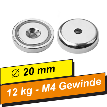 Magnet mit Senkung für Tischler, Schreiner und Handwerker