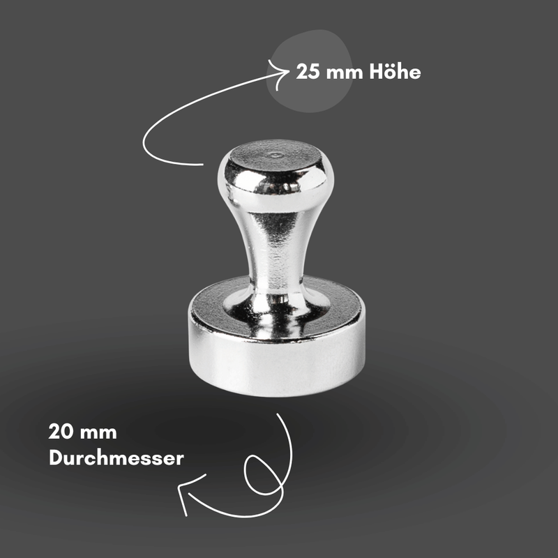 Pinnwand Magnet – stark, langlebig, schützt Oberflächen vor Kratzern