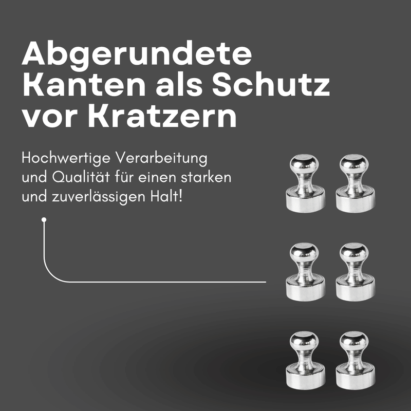 Neodym Kegelmagnet für Kühlschrank, Whiteboard & DIY-Projekte