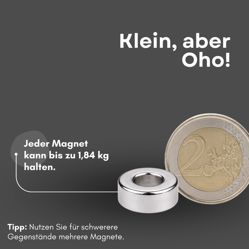 Hochleistungs-Ringmagnet N42 10/4/5 mm für Elektronik und Sensorik