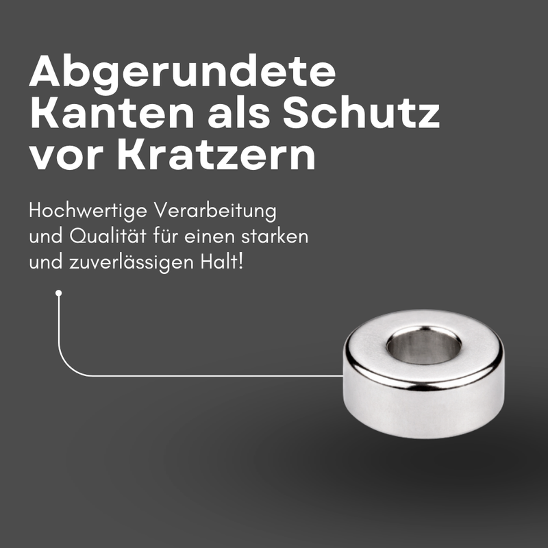 Mini NdFeB-Ringmagnet 8x4x3 mm axial magnetisiert für Elektronik